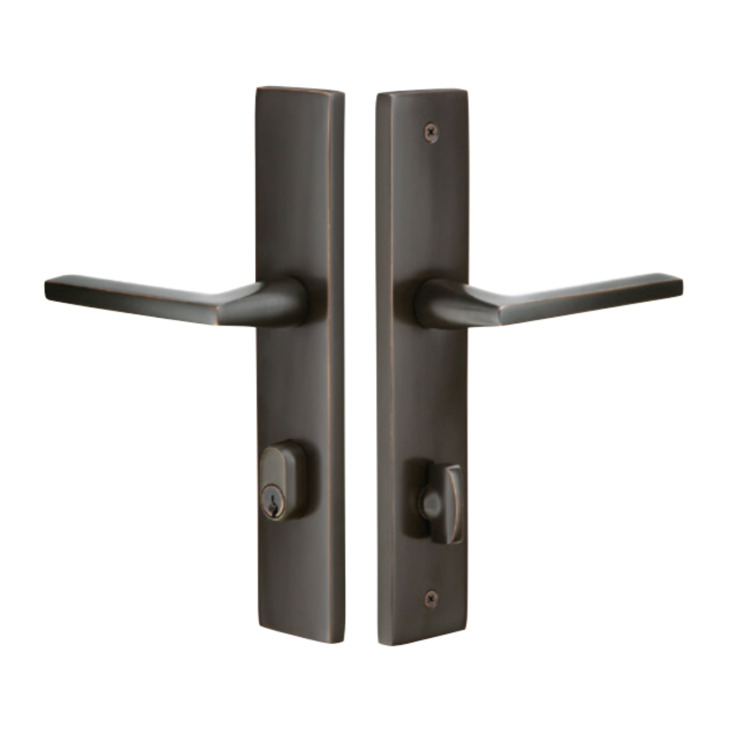 Cerradura rectangular con maneta y llave para puerta frontal y trasera de  armario rack Serie Data